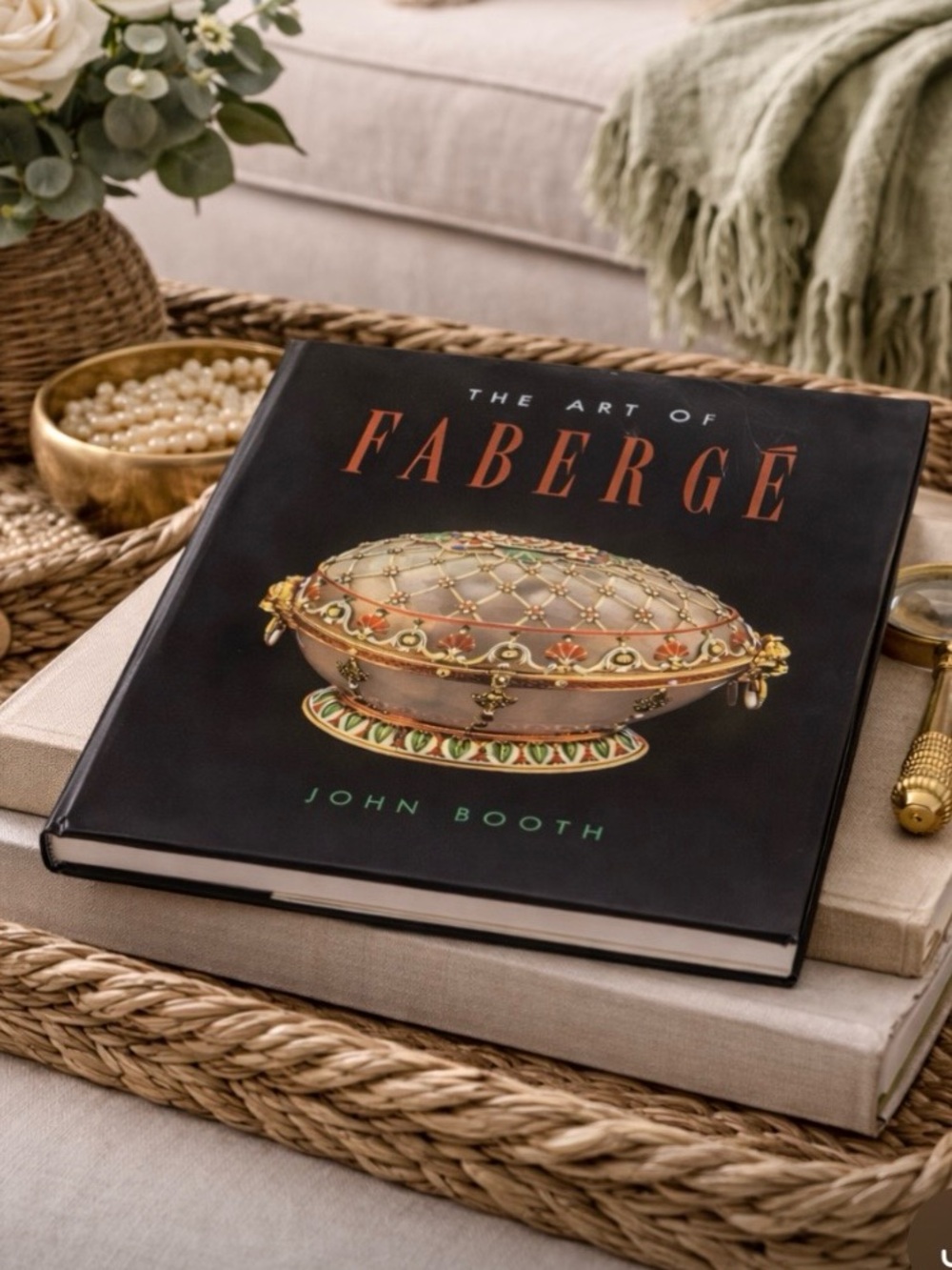 The Art of Faberge John Booth 1990 Hardcover Coffee Table Book Quarto Russian